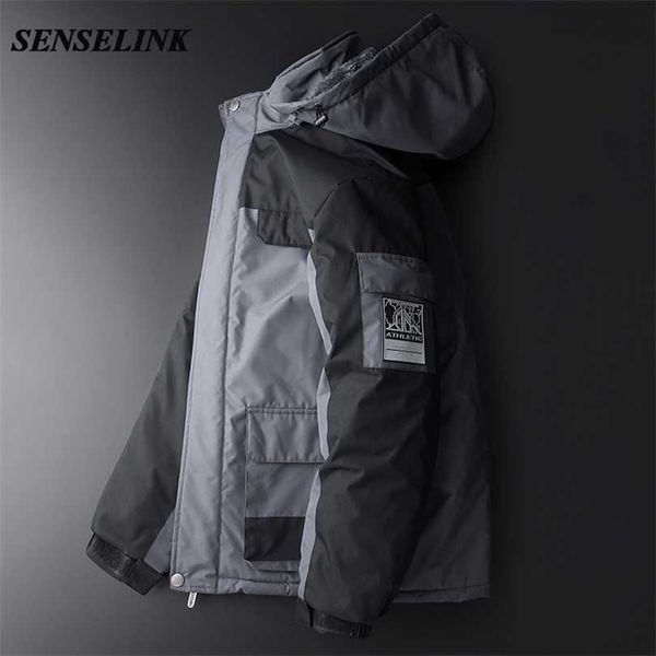 men autumn winter warm waterproof jacket casual thick outwear windproof hat parkas plus size l-9xl 211119, Black
men autumn winter warm waterproof jacket casual thick outwear windproof hat parkas plus size l-9xl 211119, Black