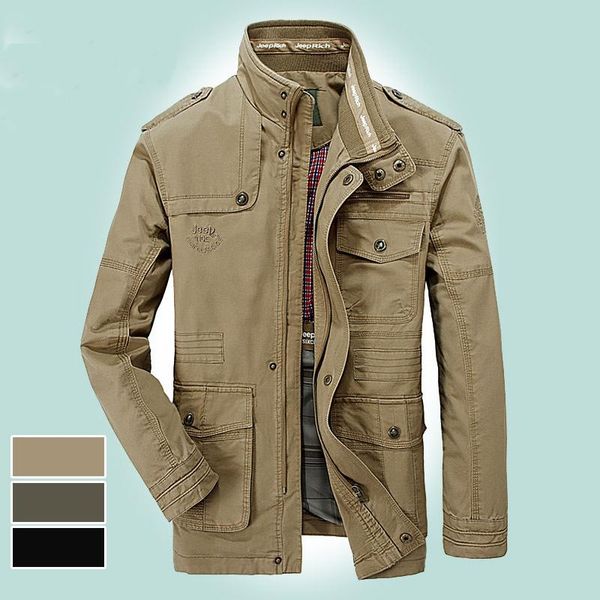 men's jackets large spring and autumn casual jacket pure cotton stand collar coat washed outdoor 8255 the listing fashion, Black;brown
men's jackets large spring and autumn casual jacket pure cotton stand collar coat washed outdoor 8255 the listing fashion, Black;brown