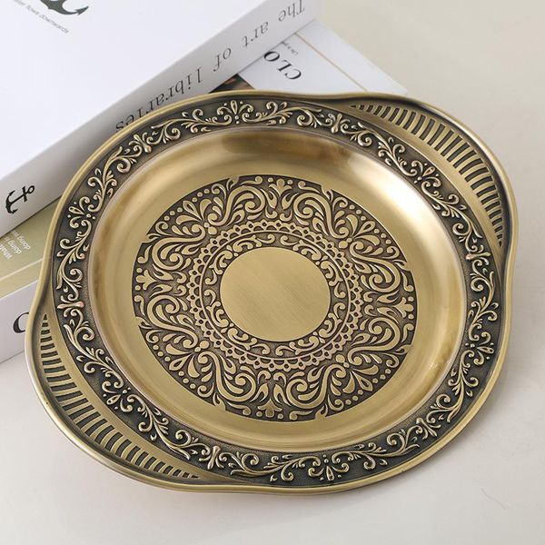 dishes & plates european-style retro wine tray antique style court creative household tea affordable luxury fashion metal fruit plate
dishes & plates european-style retro wine tray antique style court creative household tea affordable luxury fashion metal fruit plate