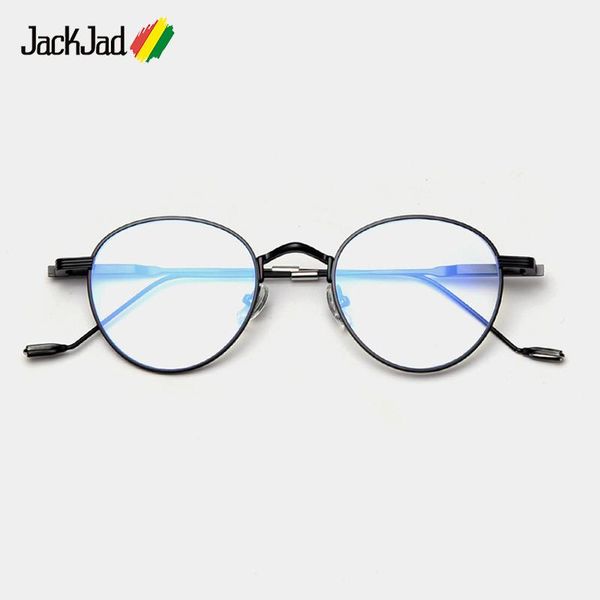 fashion sunglasses frames jackjad 2021 vintage round metal style tom 21 plain glasses brand design eyewear frame eyeglasses oculos de grau z, Black
fashion sunglasses frames jackjad 2021 vintage round metal style tom 21 plain glasses brand design eyewear frame eyeglasses oculos de grau z, Black