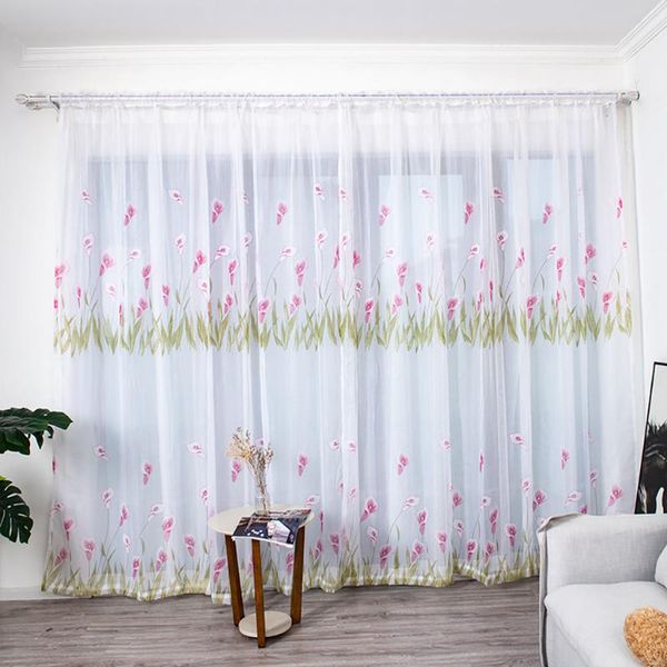 curtain & drapes 1pc elegant morning glory printing delicate tulle window voile fabric drape valance curtains for living room 200x100cm
curtain & drapes 1pc elegant morning glory printing delicate tulle window voile fabric drape valance curtains for living room 200x100cm