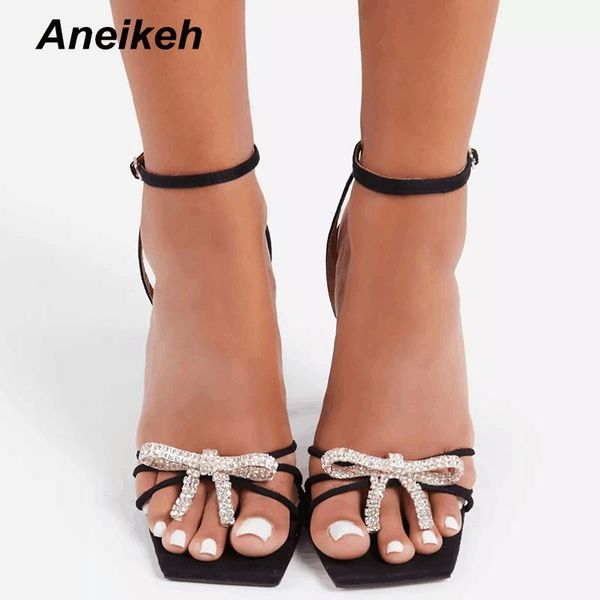 sandals aneikeh women's 2021 fashion spike heels open wedding butterfly-knot metal decoration pu ankle strap novelty solid, Black
sandals aneikeh women's 2021 fashion spike heels open wedding butterfly-knot metal decoration pu ankle strap novelty solid, Black