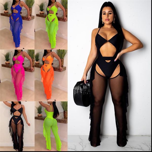 women high waist see through flared leg mesh pants bikini cover ups ruffles hollow out beach long pants trousers, Black;gray
women high waist see through flared leg mesh pants bikini cover ups ruffles hollow out beach long pants trousers, Black;gray