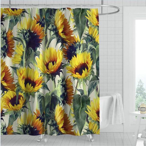 shower curtains sunflower curtain set floral bathroom decoration washable polyester fabric
shower curtains sunflower curtain set floral bathroom decoration washable polyester fabric