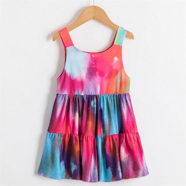 girl's dresses girls holiday beach dress 2021 spring summer sleeveless colorful printing sundress for fashion party costume vest, Red;yellow
girl's dresses girls holiday beach dress 2021 spring summer sleeveless colorful printing sundress for fashion party costume vest, Red;yellow