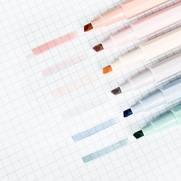 highlighters 6pcs/set soft tip highlighter light color kawaii marker pen diy po journal fluorescent student stationery, Black;red
highlighters 6pcs/set soft tip highlighter light color kawaii marker pen diy po journal fluorescent student stationery, Black;red