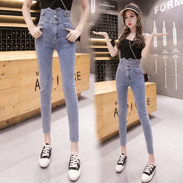 female fashion jeans 2021 spring/summer new high waist skinny breech breeches cut ra4e, Blue
female fashion jeans 2021 spring/summer new high waist skinny breech breeches cut ra4e, Blue