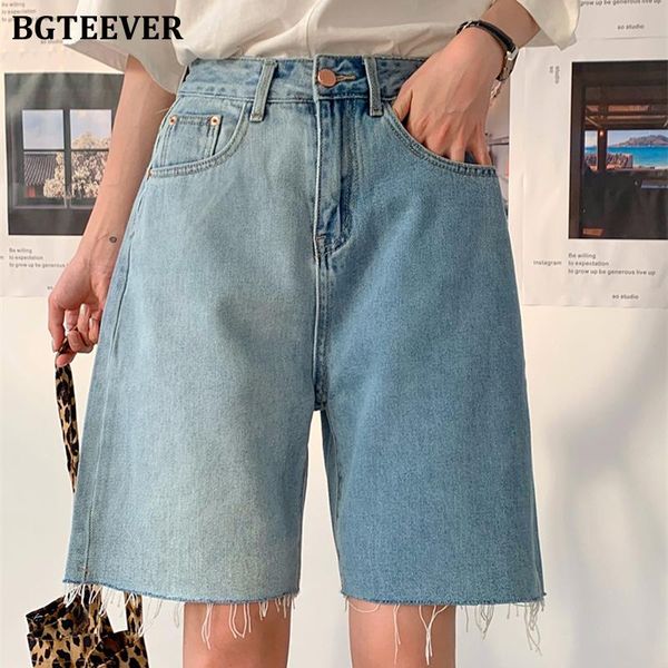 women's shorts bgteever casual streetwear high waist pockets women denim 2021 summer ladies solid jeans female straight, White;black
women's shorts bgteever casual streetwear high waist pockets women denim 2021 summer ladies solid jeans female straight, White;black