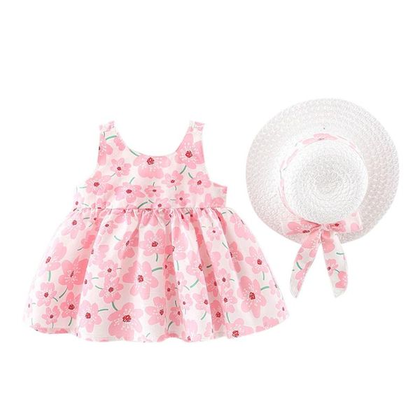 girl's dresses 2021 princess dress born infant baby girls summer suspenders floral printed bownote hat above knee mini skirt outfits 12, Red;yellow
girl's dresses 2021 princess dress born infant baby girls summer suspenders floral printed bownote hat above knee mini skirt outfits 12, Red;yellow