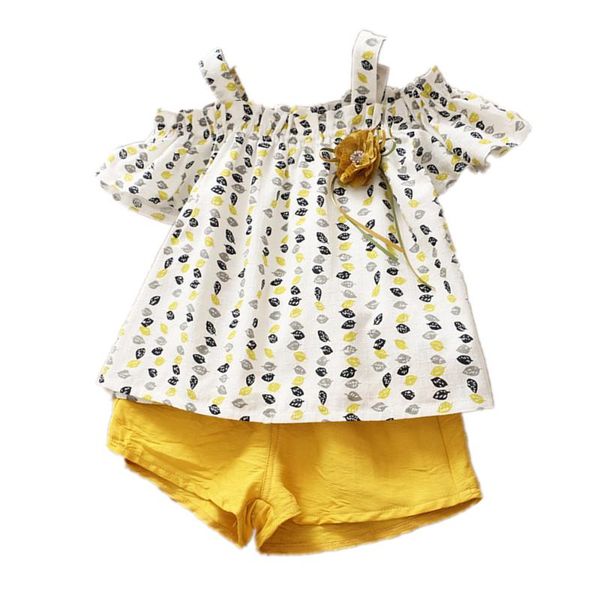 clothing sets baby girl clothes for girls summer outfits short sleeves and shorts with gallus off-the-shoulder, White
clothing sets baby girl clothes for girls summer outfits short sleeves and shorts with gallus off-the-shoulder, White