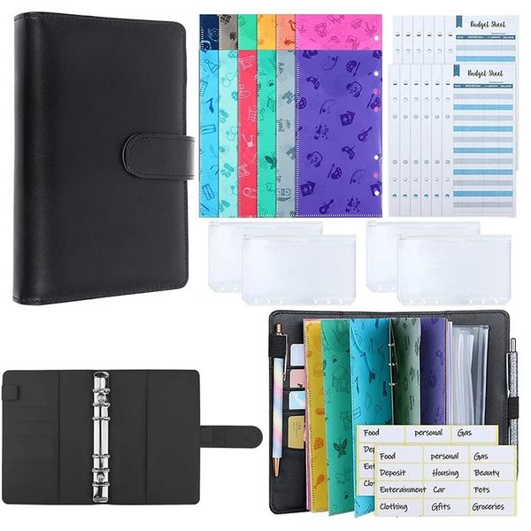 gift wrap 31pcs budget organizer binder pu leather cash envelope system sets, they are great for storage cash,money handling black
gift wrap 31pcs budget organizer binder pu leather cash envelope system sets, they are great for storage cash,money handling black