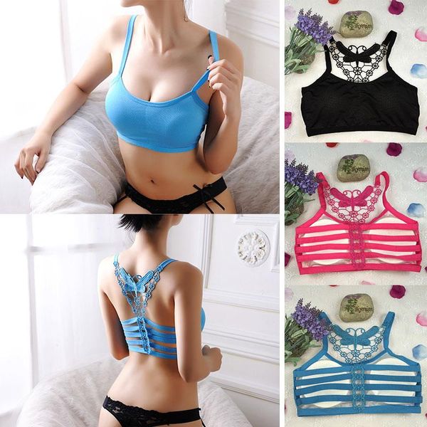 gym clothing charming underwear training women padded vest sport bra yoga seamless shockproof butterfly pattern bandage running soft, White;black
gym clothing charming underwear training women padded vest sport bra yoga seamless shockproof butterfly pattern bandage running soft, White;black