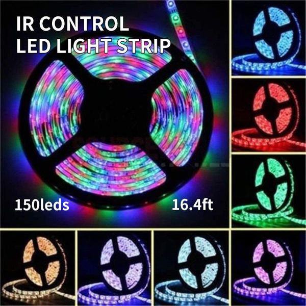 strips 12v led strip lights 5m/16.4ft 150leds rgb remote control changing color waterproof light for bar home decoration
strips 12v led strip lights 5m/16.4ft 150leds rgb remote control changing color waterproof light for bar home decoration