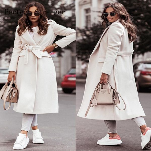 women's wool & blends autumn winter long sleeved outerwear women simple lace-up solid cardigan coats elegant lapel jacket, Black
women's wool & blends autumn winter long sleeved outerwear women simple lace-up solid cardigan coats elegant lapel jacket, Black