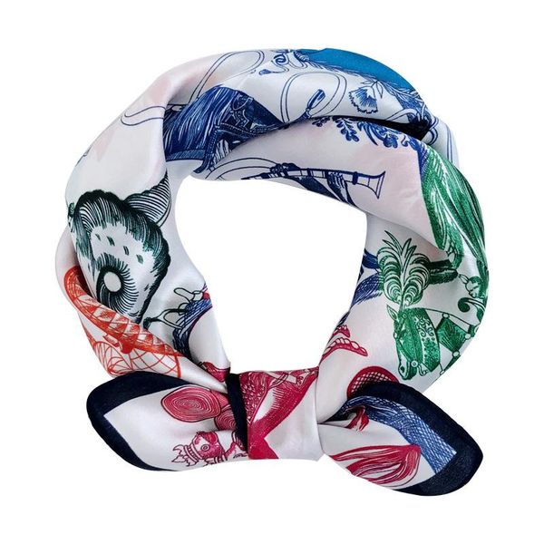 scarves brand 100% pure silk scarf women neck hair 2021 foulard square small headband hijab print poncho bandana 53cm, Blue;gray
scarves brand 100% pure silk scarf women neck hair 2021 foulard square small headband hijab print poncho bandana 53cm, Blue;gray