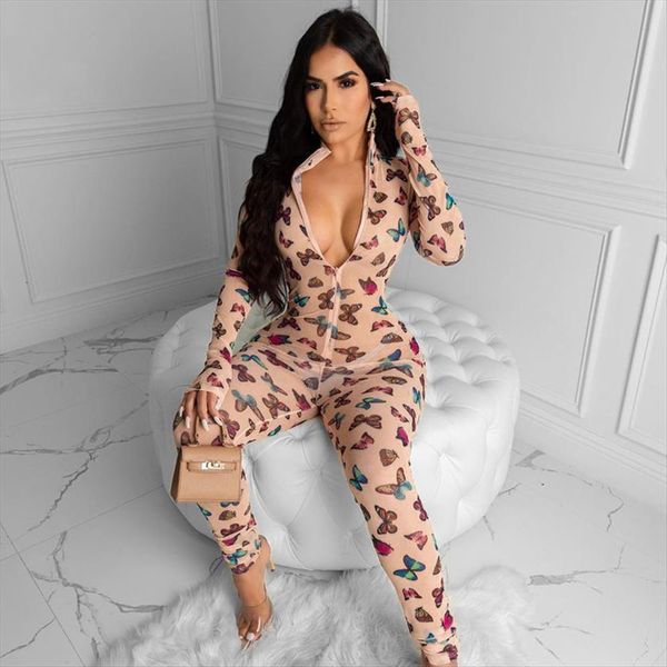 butterfly print mesh women romper see through overalls autumn winter fashion zipper streetwear clothing, Black;white
butterfly print mesh women romper see through overalls autumn winter fashion zipper streetwear clothing, Black;white