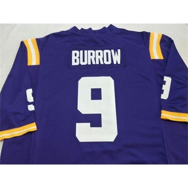 668 lsu tigers joe burrow #9 real full embroidery college jersey size s-4xl or custom any name or number jersey, Black
668 lsu tigers joe burrow #9 real full embroidery college jersey size s-4xl or custom any name or number jersey, Black