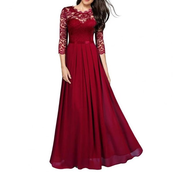 casual dresses women party dress 2021 stitching lace hollow pleated large hem o neck 3/4 sleeve a-line long ladies clothing, Black;gray
casual dresses women party dress 2021 stitching lace hollow pleated large hem o neck 3/4 sleeve a-line long ladies clothing, Black;gray