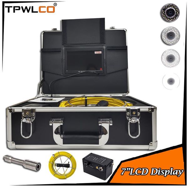 cameras 23mm hd 1000 tvl pipeline endoscope inspection camera with 12pcs leds 7" color display industrial sewer check cleaner system 20
cameras 23mm hd 1000 tvl pipeline endoscope inspection camera with 12pcs leds 7" color display industrial sewer check cleaner system 20