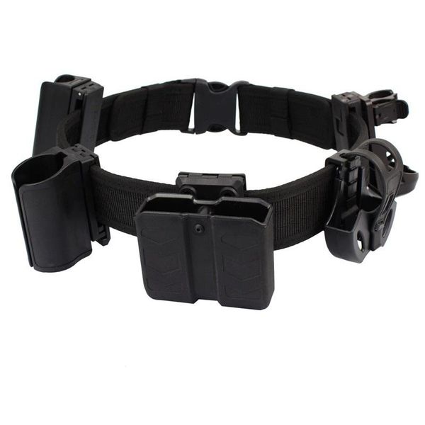6-in-1 duty belt kit multifunctional duty belt rig kit tactical training guard pouches, Black;gray
6-in-1 duty belt kit multifunctional duty belt rig kit tactical training guard pouches, Black;gray