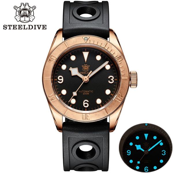 wristwatches steeldive 1958s bronze dive watch limited cusn8 automatic mens watches mechanical waterproof 200m nh35a sapphire, Slivery;brown
wristwatches steeldive 1958s bronze dive watch limited cusn8 automatic mens watches mechanical waterproof 200m nh35a sapphire, Slivery;brown
