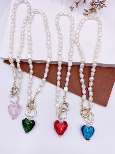 pendant necklaces natural freshwater pearl choker the heart of sea blue love real baroque beads necklace for women daily gift, Silver
pendant necklaces natural freshwater pearl choker the heart of sea blue love real baroque beads necklace for women daily gift, Silver