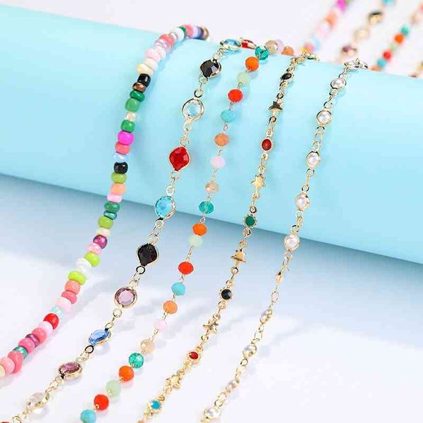 personalized jewelry accessories fashion color crystal pendant mask glasses anti drop pendant necklace, Black
personalized jewelry accessories fashion color crystal pendant mask glasses anti drop pendant necklace, Black