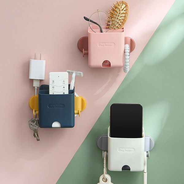 hooks & rails wall-mounted storage box multifunctional remote controlstorage container mobile phone holder room organizer household items
hooks & rails wall-mounted storage box multifunctional remote controlstorage container mobile phone holder room organizer household items