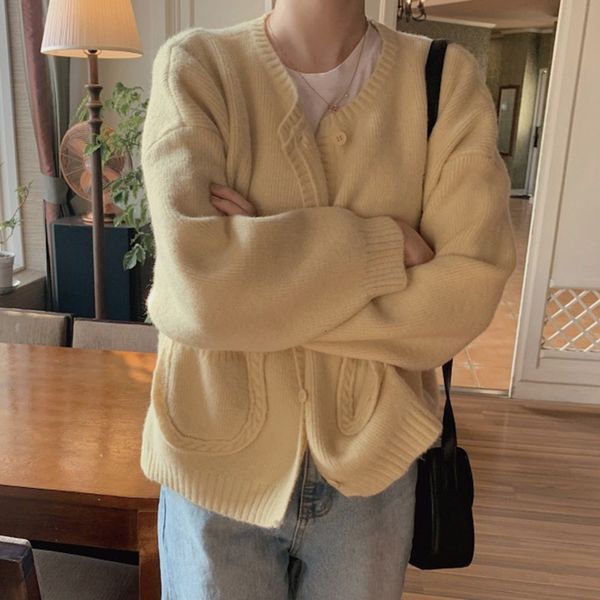 women's sweaters women casual knitted cardigans arrival autumn korean style o-neck all-match loose female long sleeve w590 85k3, White;black
women's sweaters women casual knitted cardigans arrival autumn korean style o-neck all-match loose female long sleeve w590 85k3, White;black