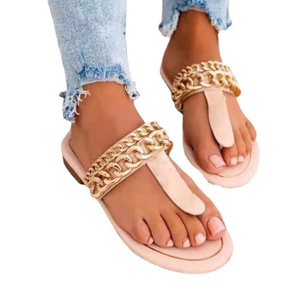 slippers 2021 women flip flops metal chain summer female casual outside slides ladies elegant open toe comfort flat big size, Black
slippers 2021 women flip flops metal chain summer female casual outside slides ladies elegant open toe comfort flat big size, Black