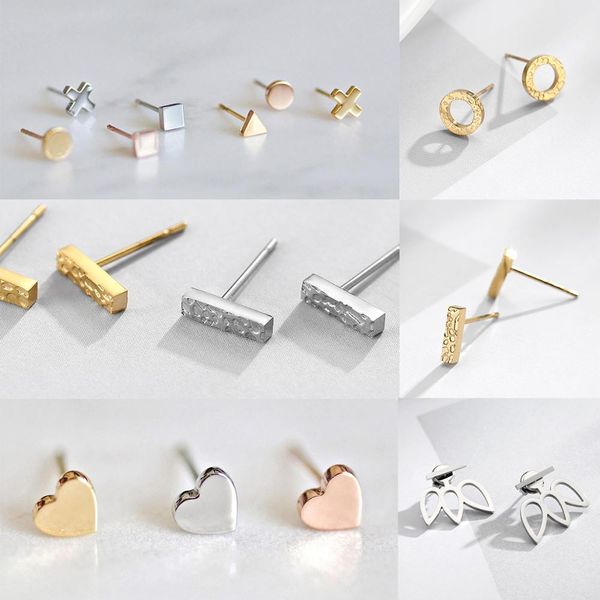 fashion jewelry minimalist stainless steel triangle heart stud earrings for women aretes de mujer oorbellen piercing brincos, Golden
fashion jewelry minimalist stainless steel triangle heart stud earrings for women aretes de mujer oorbellen piercing brincos, Golden