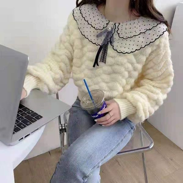 women's sweaters women autumn winter 2021 thick knitted o-neck ladies korean loose sweater female long sleeve jumper pullover p65, White;black
women's sweaters women autumn winter 2021 thick knitted o-neck ladies korean loose sweater female long sleeve jumper pullover p65, White;black