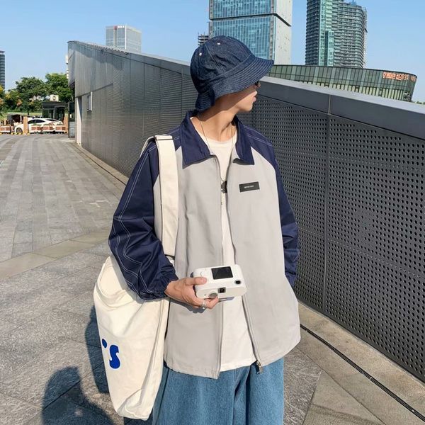 autumn winter ins jacket men's korean lazy fashion loose casual baseball suit, Black;brown
autumn winter ins jacket men's korean lazy fashion loose casual baseball suit, Black;brown