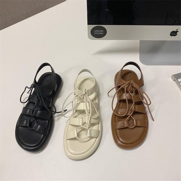 sandals thick-soled small 2021 summer students hundred matching skirt fairy style strappy roman, Black
sandals thick-soled small 2021 summer students hundred matching skirt fairy style strappy roman, Black