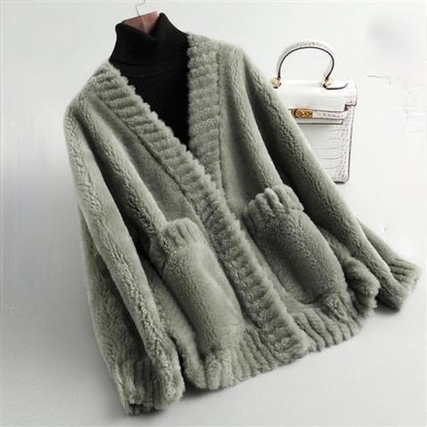 women's fur & faux women 2021 autumn winter natural wool coat female real sheep jacket ladies casual long sleeve genuine outerwear a241, Black
women's fur & faux women 2021 autumn winter natural wool coat female real sheep jacket ladies casual long sleeve genuine outerwear a241, Black