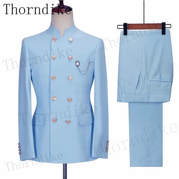 men's suits & blazers thorndike ( jacket +pants ) light blue summer men weeding slim fit formal tuxedos blazer groom clothes t1384, White;black
men's suits & blazers thorndike ( jacket +pants ) light blue summer men weeding slim fit formal tuxedos blazer groom clothes t1384, White;black