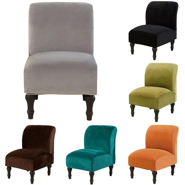 armless chair covers pure color chair slipcover stretch velvet cases washable accent chairs cover protector home decor
armless chair covers pure color chair slipcover stretch velvet cases washable accent chairs cover protector home decor