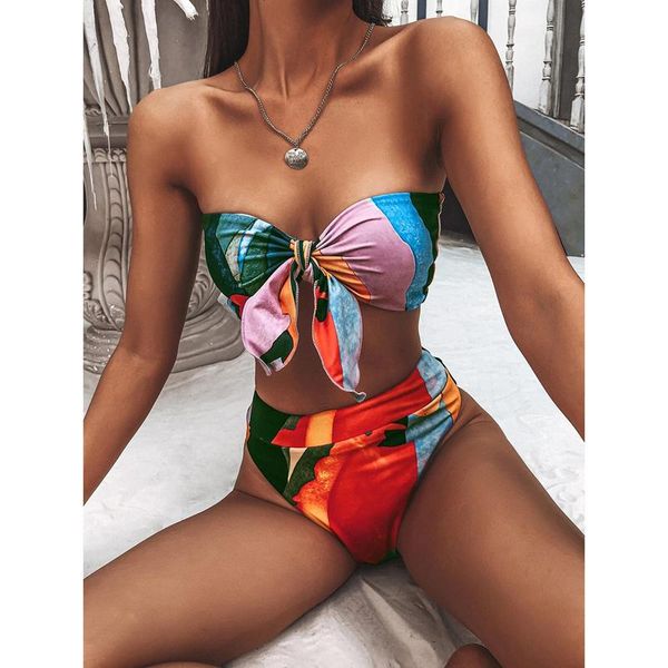 two-piece suits 2021 high waist bikini print swimsuit women 2 piece set color block sleeveless swimwear female off shoulder bathing suit vin
two-piece suits 2021 high waist bikini print swimsuit women 2 piece set color block sleeveless swimwear female off shoulder bathing suit vin