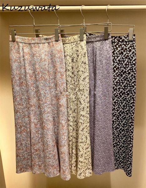 skirts kuzuwata vintage high waist print trumpet skirt spring summer simple women japan style elegant temperament jupe, Black
skirts kuzuwata vintage high waist print trumpet skirt spring summer simple women japan style elegant temperament jupe, Black