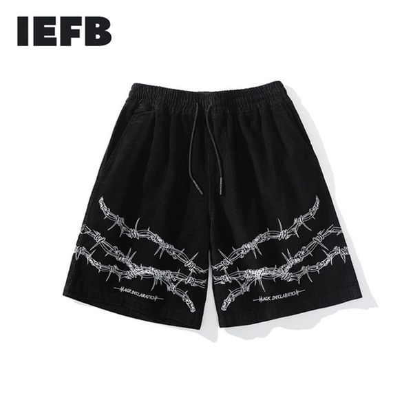 iefb men's wear high street hip-hop embroidery black personality gothic shorts knee length pants for men qulity 9y1308 210713, White;black
iefb men's wear high street hip-hop embroidery black personality gothic shorts knee length pants for men qulity 9y1308 210713, White;black