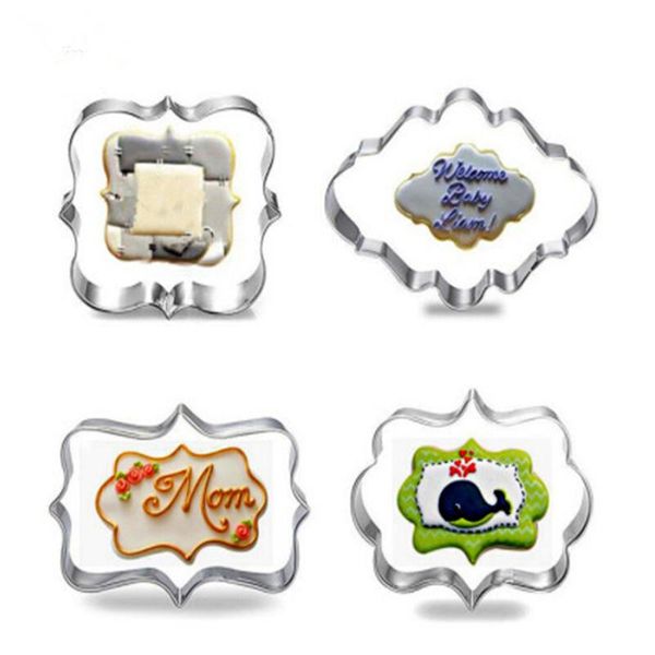 baking & pastry tools 4pcs/set european wedding frame metal cookie cutters biscuits stainless steel kitchen mould
baking & pastry tools 4pcs/set european wedding frame metal cookie cutters biscuits stainless steel kitchen mould