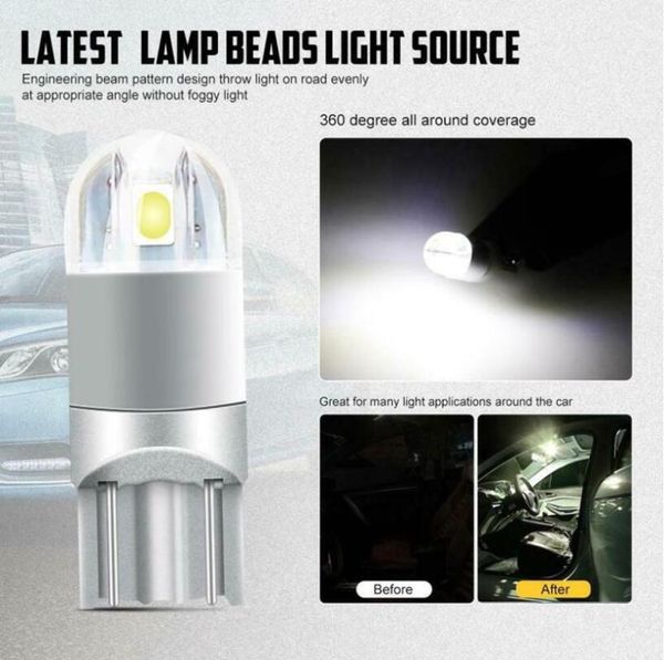 emergency lights 2/10 pcs w5w 194 t10 led car bulb 6000k white wedge license plate lamp dome light
emergency lights 2/10 pcs w5w 194 t10 led car bulb 6000k white wedge license plate lamp dome light