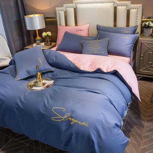 40 thread long staple cotton 4-piece fitted sheet set nordic simple pure color 4-piece cotton set
40 thread long staple cotton 4-piece fitted sheet set nordic simple pure color 4-piece cotton set