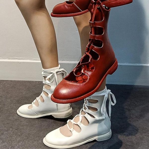 retro hollow boots female leather lace up ankle boots for women summer botas mujer low heel botas feminina flat zapatos de mujer, Black
retro hollow boots female leather lace up ankle boots for women summer botas mujer low heel botas feminina flat zapatos de mujer, Black