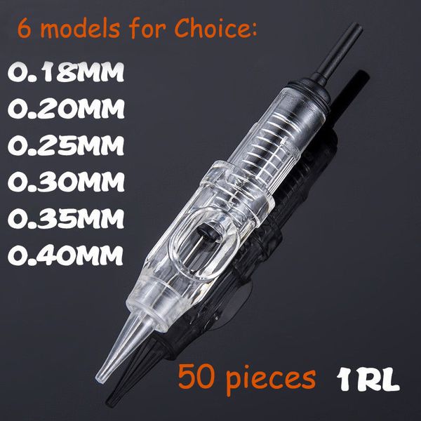 50pcs easy click universal 0.18/0.2/0.25/0.3/0.35/0.4mm 1rl permanent makeup cartridge needles 600d-g for eyebrow tattoo machine
50pcs easy click universal 0.18/0.2/0.25/0.3/0.35/0.4mm 1rl permanent makeup cartridge needles 600d-g for eyebrow tattoo machine