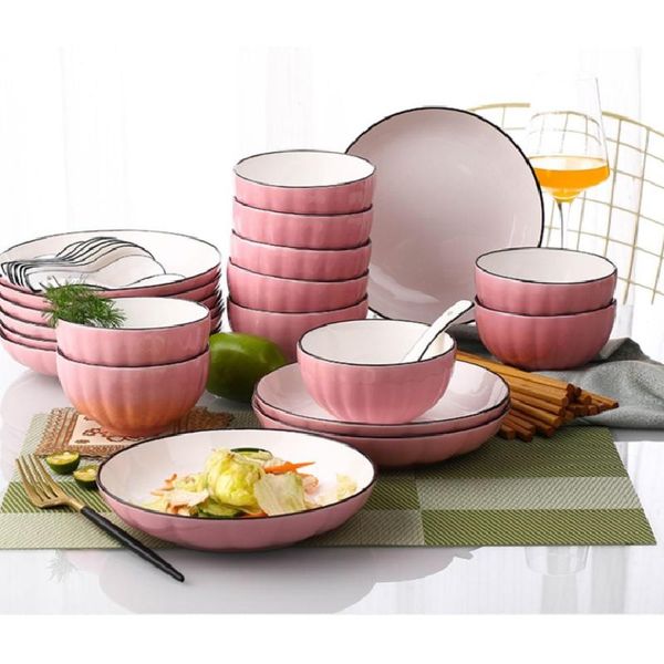 32 / 54 pcs marble ceramic dinnerware set rice salad noodles bowl soup charge plates dish kitchen tableware for family use
32 / 54 pcs marble ceramic dinnerware set rice salad noodles bowl soup charge plates dish kitchen tableware for family use