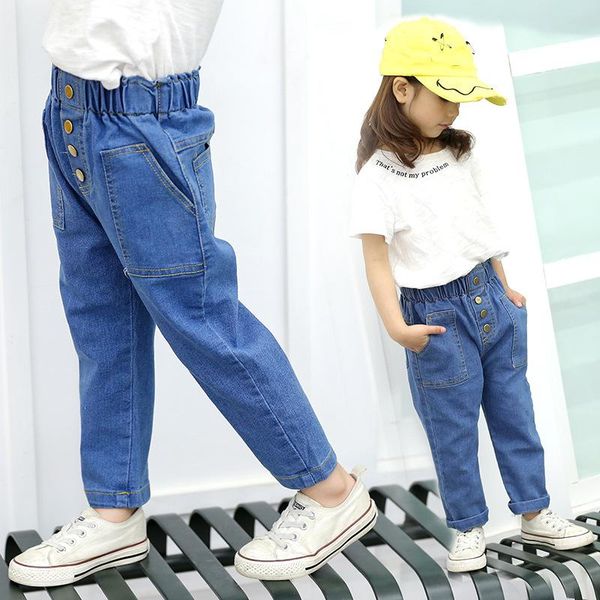 jeans girls spring autumn baby fashion high waist denim pants children's clothing casual loose kids long trousers, Blue
jeans girls spring autumn baby fashion high waist denim pants children's clothing casual loose kids long trousers, Blue