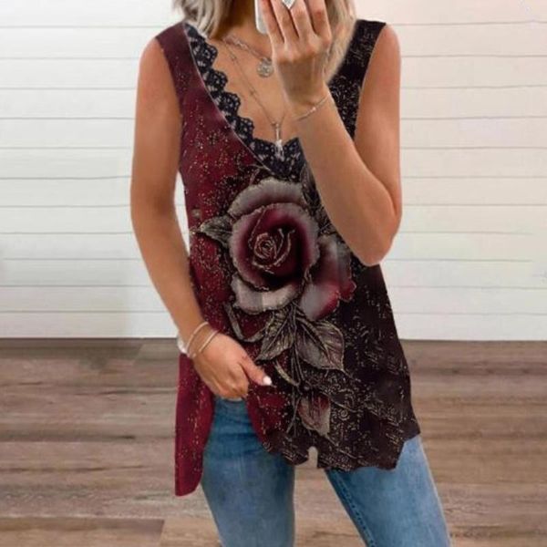 women's tanks & camis plus size women clothing fashion casual retro rose print sleeveless camisole blouse tank debardeur femmes, White
women's tanks & camis plus size women clothing fashion casual retro rose print sleeveless camisole blouse tank debardeur femmes, White
