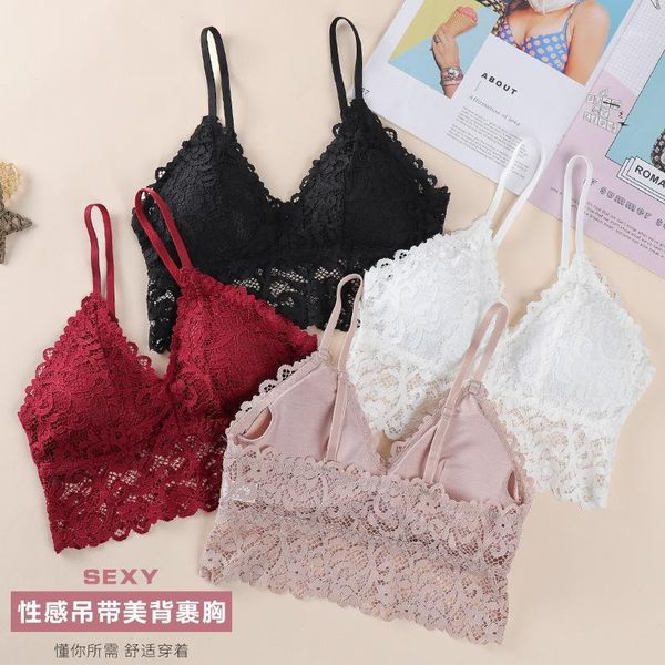 women lace bra female bralette push up seamless tube sleep plus size lingerie underwear brassieres bustiers & corsets, Black;white
women lace bra female bralette push up seamless tube sleep plus size lingerie underwear brassieres bustiers & corsets, Black;white