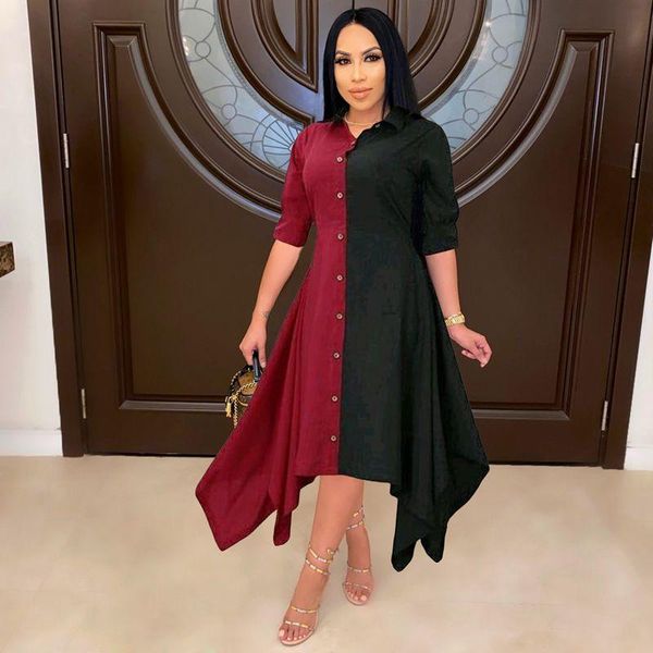 casual dresses patchwork loose maxi outfits fall 2021 fashion irregular oversized shirt y2k dress plus size women clothing, Black;gray
casual dresses patchwork loose maxi outfits fall 2021 fashion irregular oversized shirt y2k dress plus size women clothing, Black;gray
